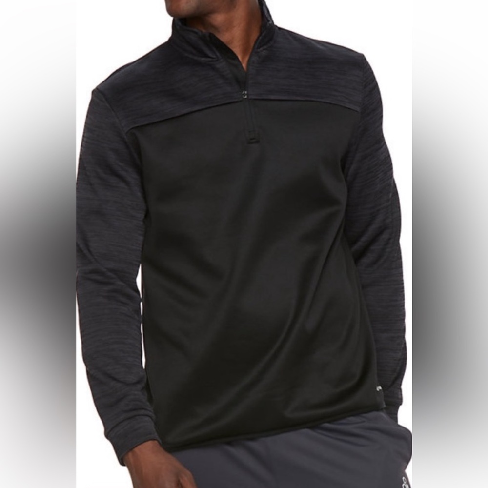 NWOT Men’s Tek Gear 3/4 zip sweatshirt top large